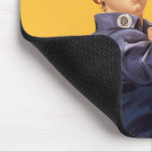 レトロのRosie私達はそれをしてもいいです マウスパッド (コーナー)