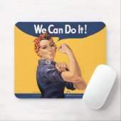 レトロのRosie私達はそれをしてもいいです マウスパッド (マウス)