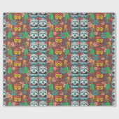 レトロのtikiのフラのかわいいギフト用包装紙の包装紙 ラッピングペーパー (フラット)