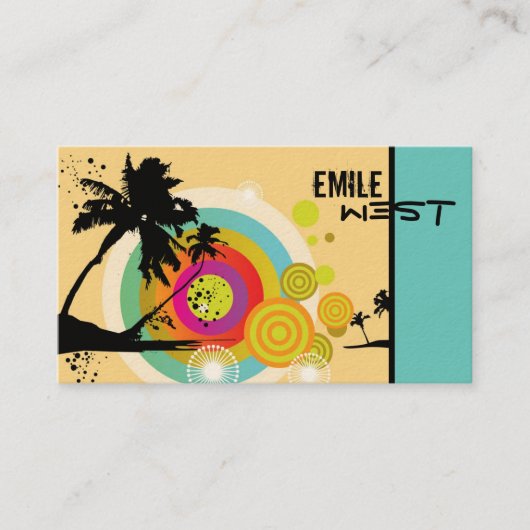 レトロのTropixの名刺 名刺 (正面)