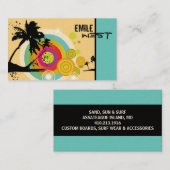 レトロのTropixの名刺 名刺 (正面/裏面)