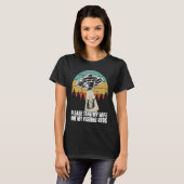 レトロのUFO拉致お願い私のfisではなく私の妻を取る Tシャツ (正面フル)