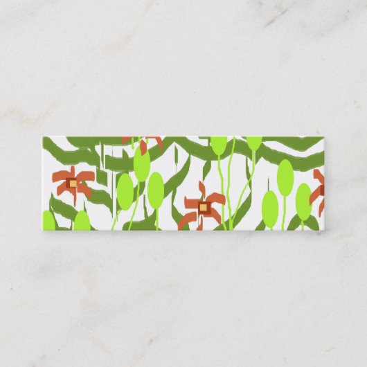 レトロのWalpaper スキニー名刺 (正面)