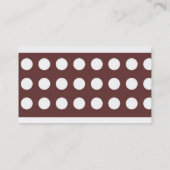 レトロはお母さんカードに点を打ちます コーリングカード (裏面)