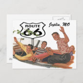 レトロはがきルート66ストーポバープロモロードトリップ ポストカード (正面/裏面)