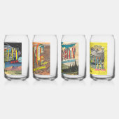 レトロはがき4セット ガラス缶 (左)