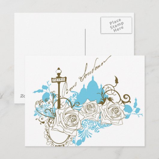 レトロはがき ポストカード (正面/裏面)