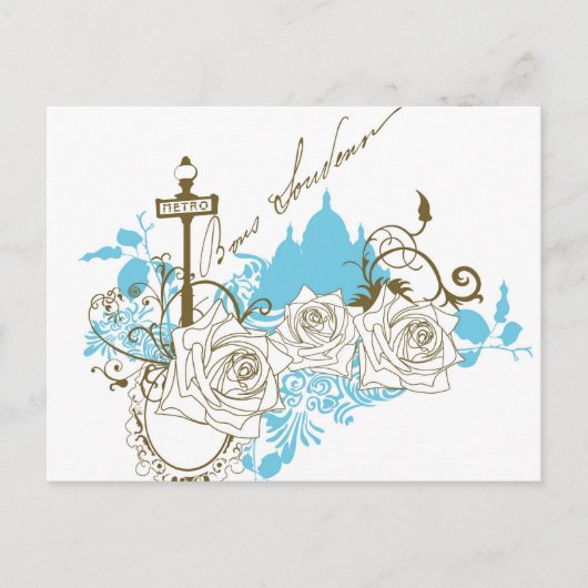 レトロはがき ポストカード (正面)