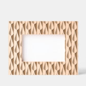 レトロはっきりしたな水滴は緑と灰色 レーザー彫刻フレーム (正面)