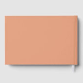 レトロはっきりしたグルーヴカラフルタイポグラフィ70年代結婚の ゲストブック (裏面)