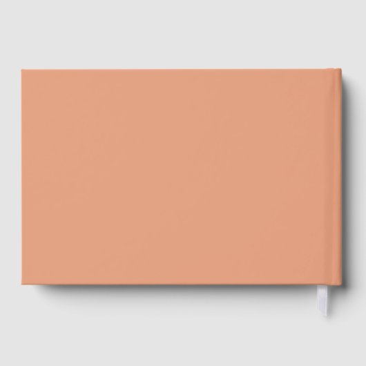 レトロはっきりしたグルーヴカラフルタイポグラフィ70年代結婚の ゲストブック (裏面)