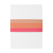 レトロはっきりしたグルーヴカラフルタイポグラフィ70年代結婚の 招待状ベリーバンド (裏面例)