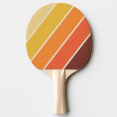 レトロはっきりしたストライプの 卓球ラケット (裏面)