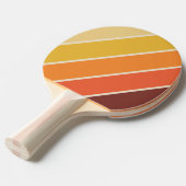 レトロはっきりしたストライプの 卓球ラケット (正面アングル)