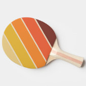 レトロはっきりしたストライプの 卓球ラケット (横)