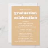 レトロはっきりしたハットを外してグラードフォトグラード招待状 招待状 (裏面)