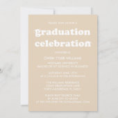 レトロはっきりしたハットを外してグラードフォトグラード招待状 招待状 (裏面)