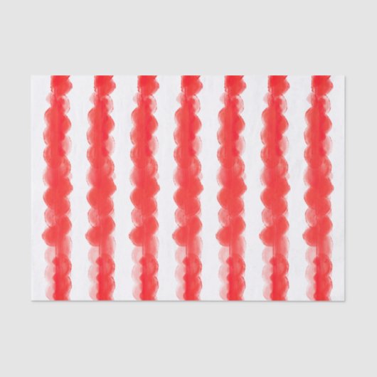 レトロはっきりしたモダンレッドフェスティバルのクリスマス 薄葉紙 (正面)