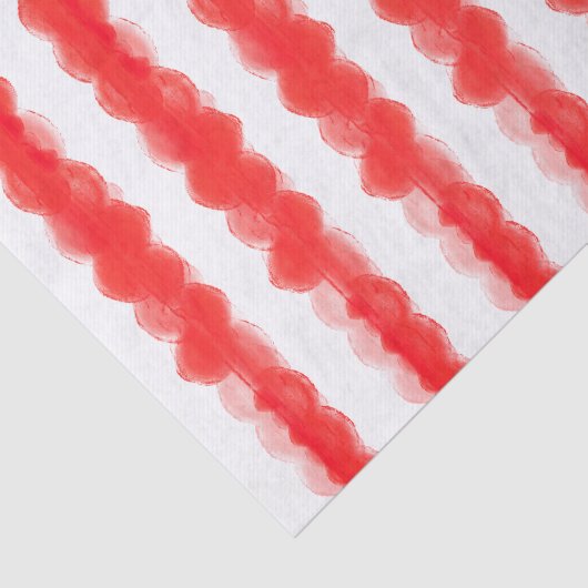 レトロはっきりしたモダンレッドフェスティバルのクリスマス 薄葉紙 (詳細)