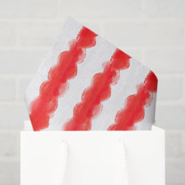 レトロはっきりしたモダンレッドフェスティバルのクリスマス 薄葉紙