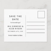 レトロはっきりしたヴィンテージHolly日付の保存 ポストカード (裏面)