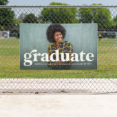 レトロはっきりした大学院の一写真卒業 横断幕 (インサイチュ)