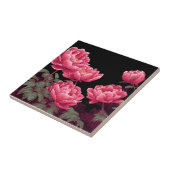 レトロはっきりした牡丹セラミックタイル入り口スタイリッシュ用 タイル (側面)