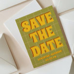 レトロはっきりしたGroovy & Bright Bohoの結婚Qrコード セーブザデート<br><div class="desc">レトロはっきりしたGroovy & Bright Bohoの結婚Qrコード</div>