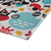 レトロはイラストレーションの航行を略奪します カッティングボード (角)