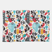 レトロはイラストレーションの航行を略奪します キッチンタオル (横)