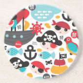 レトロはイラストレーションの航行を略奪します コースター (正面)