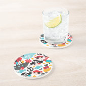 レトロはイラストレーションの航行を略奪します コースター (側面)