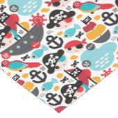 レトロはイラストレーションの航行を略奪します ショートテーブルランナー (コーナー)