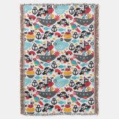 レトロはイラストレーションの航行を略奪します スローブランケット (正面縦)