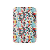 レトロはイラストレーションの航行を略奪します バスマット (正面縦)