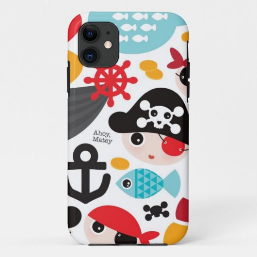 レトロはイラストレーションの航行を略奪します Case-Mate iPhoneケース (裏面)