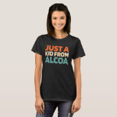 レトロはテネシー・アルコア・アメリカンから来たひとり Tシャツ (正面フル)