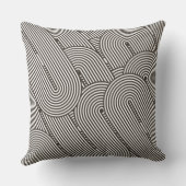 レトロはパターン枕を並べます クッション (裏面)