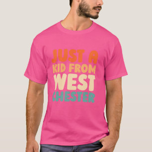 レトロはペンシルバニア州西部チェスターアメリカから来たひとりの子供 Tシャツ