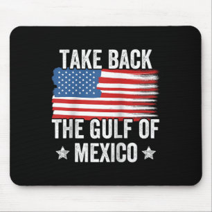 レトロはメキシコ湾を取り戻す米国国旗G マウスパッド
