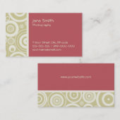 レトロは名刺を一周します 名刺 (正面/裏面)