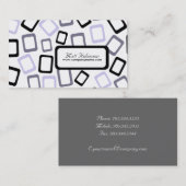 レトロは名刺を平方します 名刺 (正面/裏面)