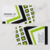 レトロは名刺を平方します 名刺 (正面/裏面)