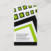 レトロは名刺を平方します 名刺 (裏面)