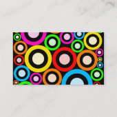 レトロは壁紙を鳴らします 名刺 (裏面)