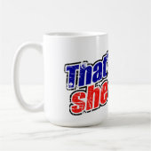 レトロは彼女がマグカップと言った コーヒーマグカップ (左)