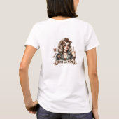 レトロは母として強い Tシャツ (裏面)