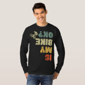 レトロは私のバイクOkユースメンズキッズウーメンズヴィンテージ Tシャツ (正面フル)