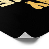 レトロは私のバイクOkヴィンテージマウンテンバイク自転車 ポスター (角)