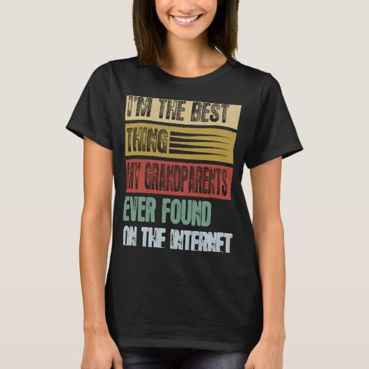 レトロは私の最高の祖父母が今まで見たこと Tシャツ (正面)